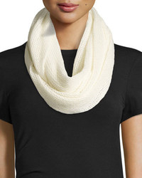 Neiman Marcus Cashmere Air Eternity Scarf Ivory