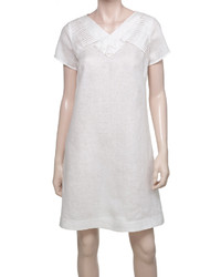 Max Studio Linen Short Sleeve Dress