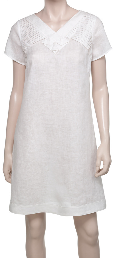 max studio linen dress