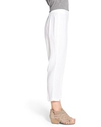 Eileen Fisher Organic Linen Crop Pants