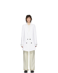 White Linen Coat