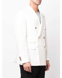 Gabriele Pasini Double Breasted Linen Blazer