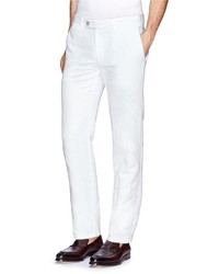 Canali Cotton Linen Twill Chinos