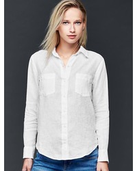 Linen Boyfriend Shirt