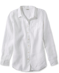 L.L. Bean Premium Washable Linen Shirt Tunic