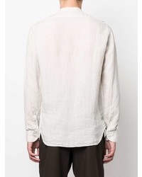 Boglioli Band Collar Linen Shirt