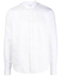 Xacus Band Collar Linen Shirt