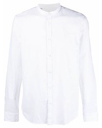 Manuel Ritz Band Collar Plain Shirt