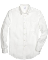 Brooks Brothers Regent Fit Linen Sport Shirt