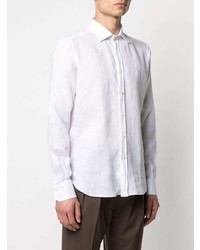 Mp Massimo Piombo Button Up Linen Shirt
