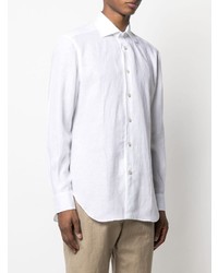 Kiton Button Up Linen Shirt