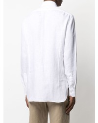 Kiton Button Up Linen Shirt