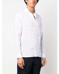 Giorgio Armani Camp Collar Linen Shirt