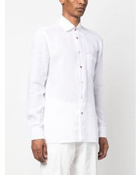 Kiton Chest Pocket Linen Shirt