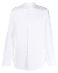Barba Cutaway Collar Long Sleeved Shirt