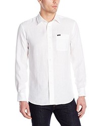 Façonnable Faconnable Linen Long Sleeve Shirt