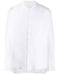 Greg Lauren Frayed Linen Shirt