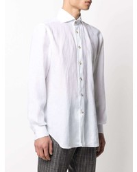 Kiton French Collar Linen Shirt