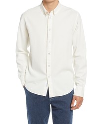 rag & bone Gus Linen Short Sleeve Button Up Shirt