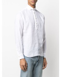 Eleventy Henley Collar Shirt