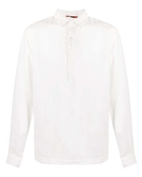 Barena Henley Linen Shirt