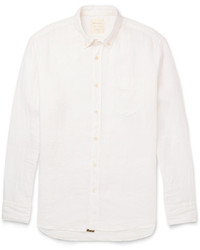 Billy Reid Johnathon Button Down Collar Linen Shirt