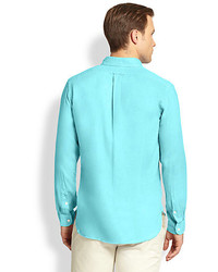Polo Ralph Lauren Linen Mercer Pocket Sportshirt
