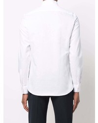 Z Zegna Long Sleeve Cotton Linen Shirt