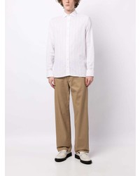 Hackett Long Sleeve Cotton Linen Shirt