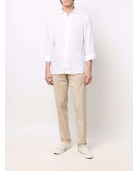 Malo Long Sleeve Linen Shirt