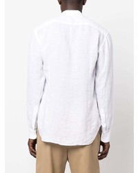 Malo Long Sleeve Linen Shirt