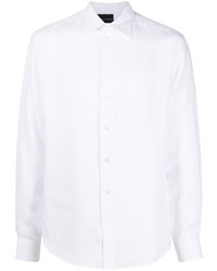 Emporio Armani Long Sleeve Linen Shirt
