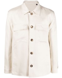 Lardini Long Sleeve Linen Shirt