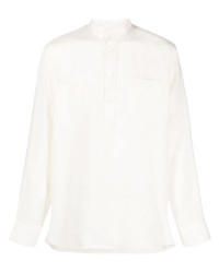 PT TORINO Long Sleeve Linen Shirt