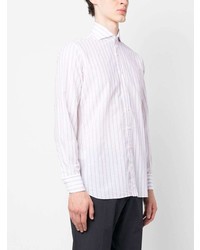 Lardini Long Sleeved Cotton Linen Shirt