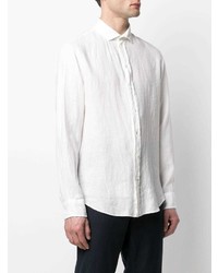 Emporio Armani Long Sleeved Linen Shirt