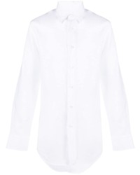 Brioni Long Sleeved Linen Shirt