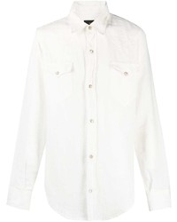 Alanui Long Sleeved Linen Shirt