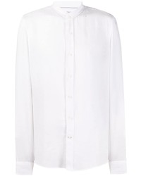 Brunello Cucinelli Mandarin Collar Slim Fit Shirt