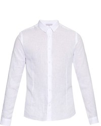 Orlebar Brown Morton Long Sleeved Linen Shirt