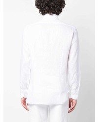 Barba Plain Linen Shirt