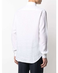 Giorgio Armani Point Collar Linen Shirt