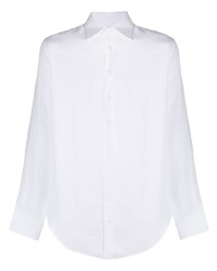 Giorgio Armani Point Collar Linen Shirt