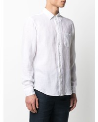 PENINSULA SWIMWEA R Crinkled Effect Chest Pocket Shirt