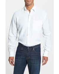 Peter Millar Regular Fit Linen Silk Sport Shirt
