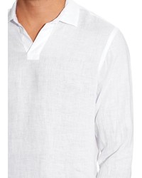 Orlebar Brown Ridley Long Sleeved Linen Shirt