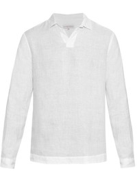 Orlebar Brown Ridley Long Sleeved Linen Shirt