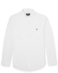 Polo Ralph Lauren Slim Fit Cutaway Collar Linen Shirt