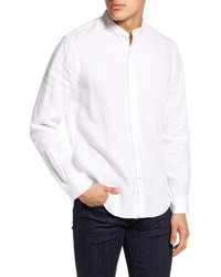 Club Monaco Slim Fit Linen Button Up Shirt