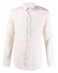 Canali Slim Fit Linen Shirt